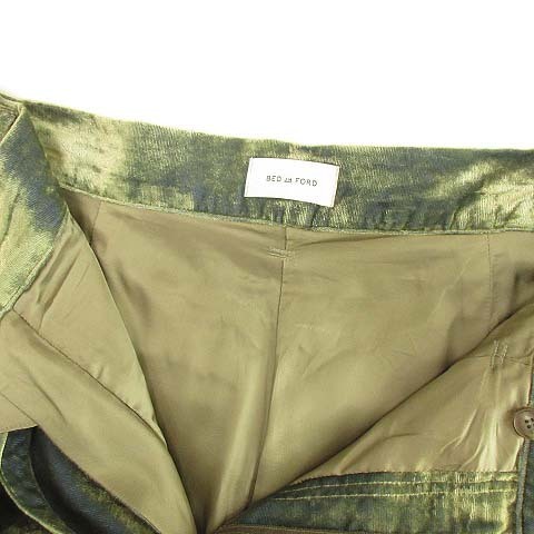ベッドフォード BED J.W. FORD 20AW-B-PT06 Velvet Cropped Pants