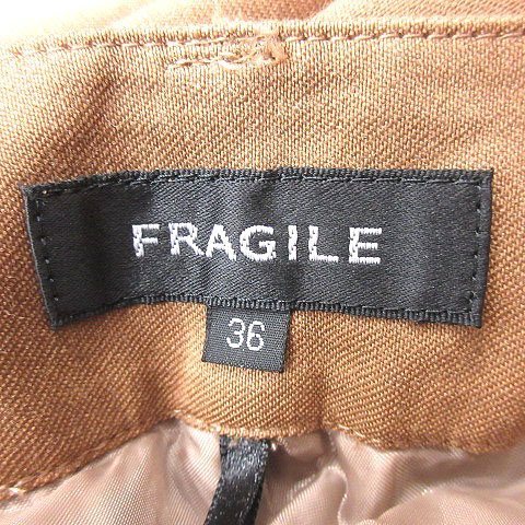 フラジール FRAGILE パンツ ウール ロング 36 ベージュ /MS レディース_画像5