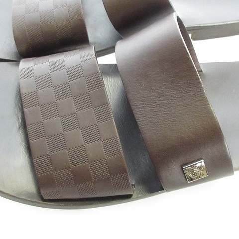 ルイヴィトン LOUIS VUITTON サンダル ミュール ダミエ ライン