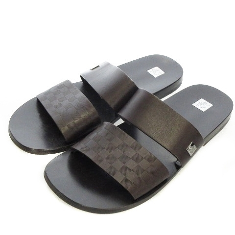ルイヴィトン LOUIS VUITTON サンダル ミュール ダミエ ライン
