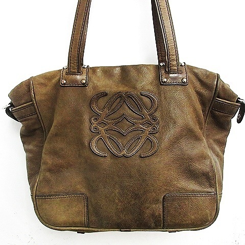 ロエベ LOEWE 350707 アナグラム 2way ハンドバッグ トートバッグ