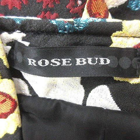 ローズバッド ROSE BUD 台形スカート ミニ 花柄 F マルチカラー /MS レディース_画像5