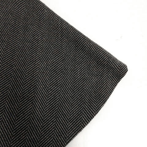 アンタイトル UNTITLED スカート タイト ミディ丈 日本製 ヘリンボーン ウール ブラック 黒 ホワイト 白 1 レディース_画像4