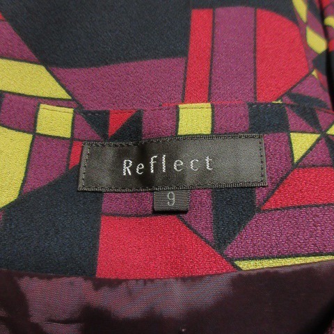  Reflect Reflect юбка flair колено длина . какой . общий рисунок тонкий 9 фиолетовый лиловый вино /CK24 * женский 