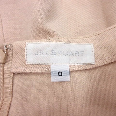  Jill Stuart JILL STUART flair One-piece Mini roll up short sleeves 0 beige /AU lady's 
