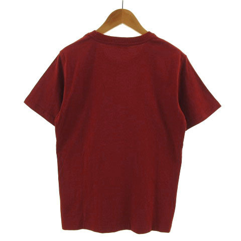 ティーケーミクスパイス タケオキクチ THE SHOP TK MIXPICE Tシャツ ニット 切替え 半袖 ブラウン系 赤茶 レンガ色 S メンズ_画像5