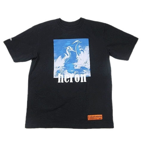超人気新品 T-SHIRT SS PRESTON HERON ヘロンプレストン 21SS ES 黒 XS