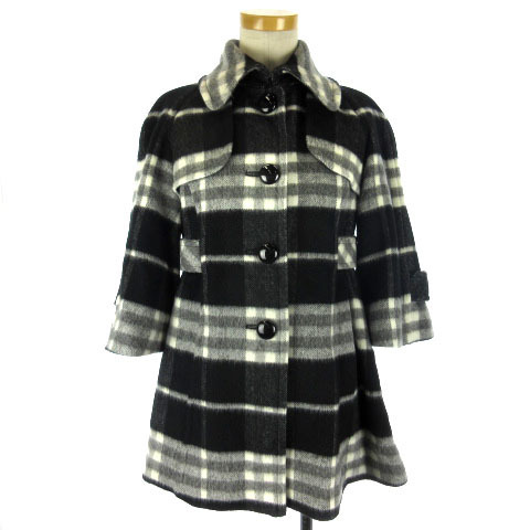 バーバリーブルーレーベル BURBERRY BLUE LABEL コート チェック