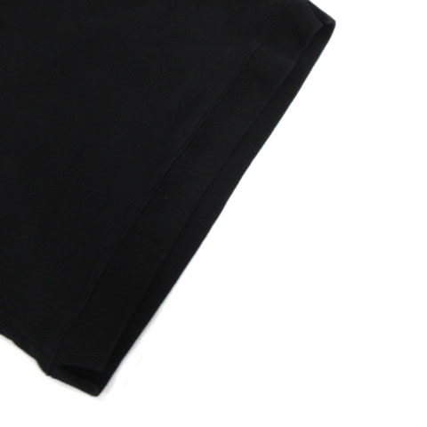 アビィ AVIE カットソー スウェット スタンドカラー ハーフジップ 半袖 ブラック 黒 38 レディース_画像5