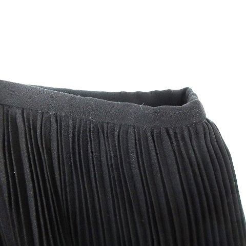  ef-de ef-de юбка плиссировать flair колено длина боковой застежка-молния тонкий одноцветный 11 чёрный черный низ /NA женский 