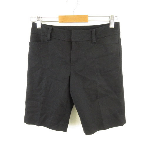  Michel Klein MICHEL KLEIN short pants half stretch black 36 *E395 lady's 