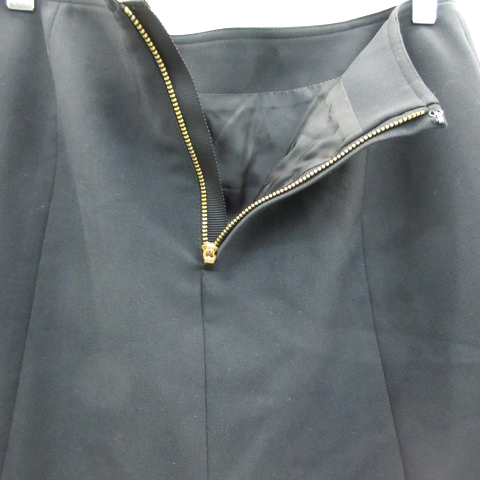 スピック&スパン Spick&Span フレアスカート ひざ丈 40 ブラック 黒 /YM10 レディース_画像3