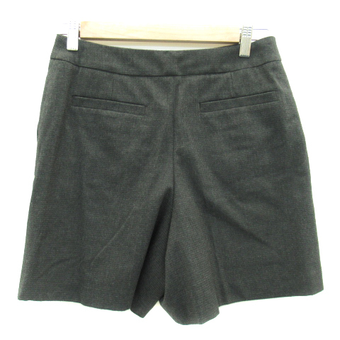  Michel Klein MICHEL KLEIN юбка-брюки шорты короткий хлеб одноцветный шерсть .38 темно-серый /YK11 женский 