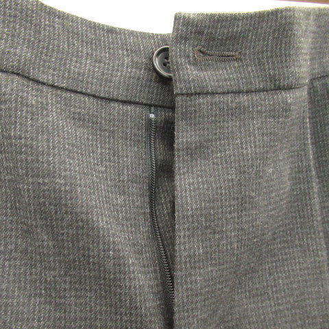  Michel Klein MICHEL KLEIN culotte short pants short bread plain wool .38 dark gray /YK11 lady's 