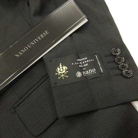 未使用品 ナノユニバース SATO TAILOR イタリア生地 セットアップ