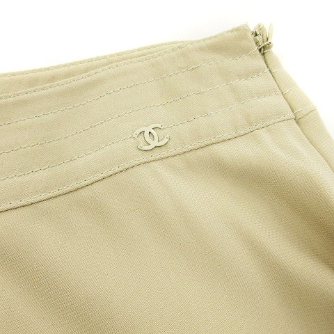 日本ショップ CHANEL シャネル シルク スラックス ワイド パンツ www.m