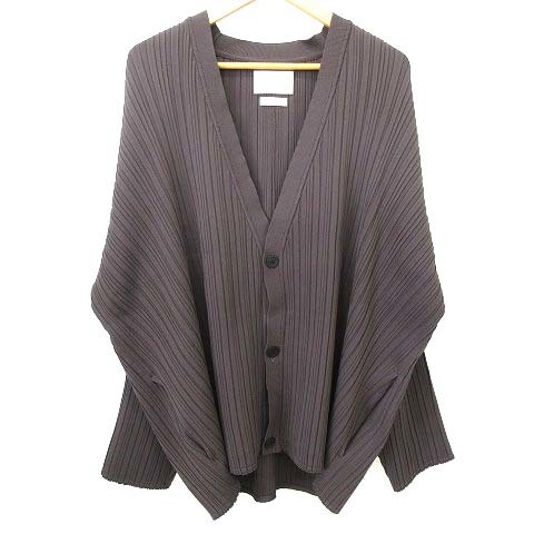 ヨーク YOKE 美品 22SS カーディガン プリーツ ニット Pleated Knit