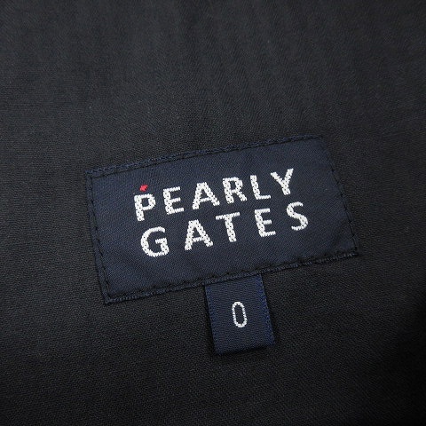 パーリーゲイツ PEARLY GATES ラップ スカート ミニ プリーツ グレンチェック 刺繍 ロゴ ゴルフ グレー オレンジ系 0 レディース_画像4