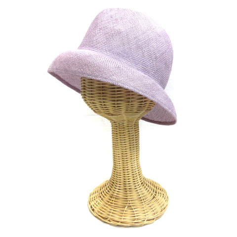  не использовался товар mame черный go chiMame Kurogouchilinen верх Crown cloche шляпа 56cm лиловый MM22SS-AC310 женский 
