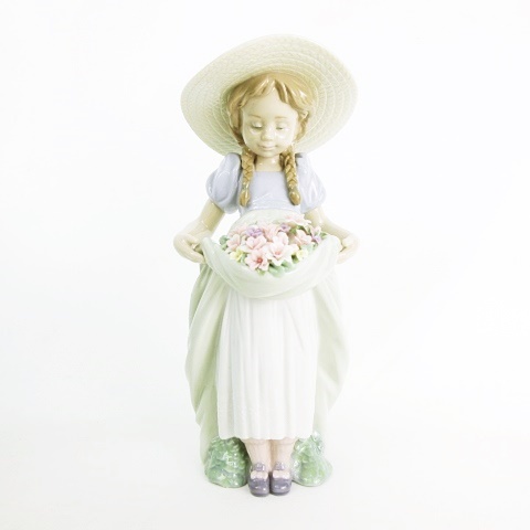 リヤドロ LLADRO BOUNTIFUL BLOSSOM たくさん摘めたよ! 01006756 花