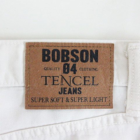  Bobson BOBSON 04 TENCEL JEANS pants bottoms strut 28 ivory *EKM men's 