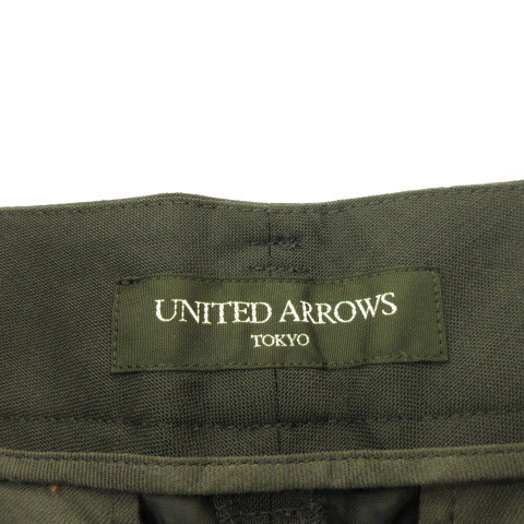ユナイテッドアローズ UNITED ARROWS TOKYO ショートパンツ 紺 38 *A657 レディース_画像3