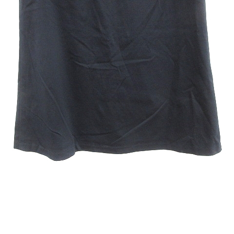 アンタイトル UNTITLED 台形スカート ひざ丈 1 黒 ブラック /AU レディース_画像4