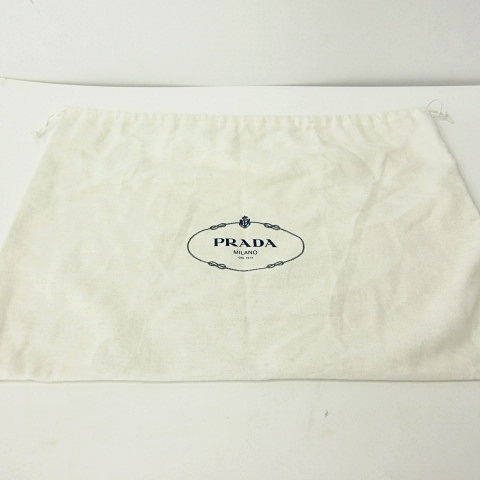 プラダ PRADA 2WAY ギャザー ハンドバッグ ショルダー BN1407 ナイロン レザー ゴールド金具 ブラック 黒 ■WY レディース_画像7