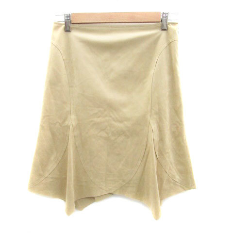  Private Label Private label flair skirt knee height suede style MT beige /HO8 lady's 