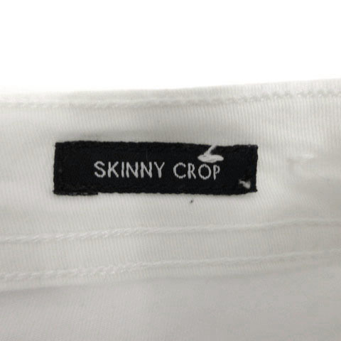 カルバンクラインジーンズ Calvin Klein Jeans パンツ ジーンズモデル スキニー ジップフライ シンプル ストレッチ ホワイト 白 27_画像6