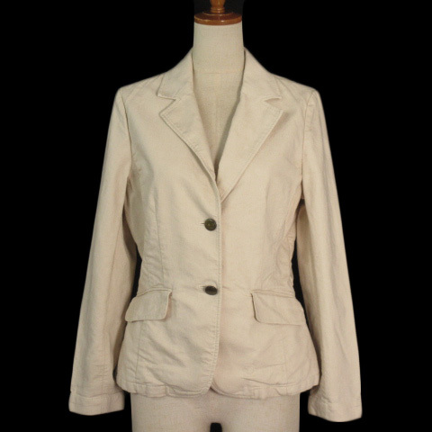  Scapa SCAPA jacket tailored silk linen.40 beige lady's 