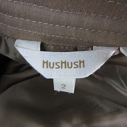  HusHush HusHusH юбка шт. форма колено длина боковой застежка-молния хлопок тонкий одноцветный 2 бежевый низ /NA женский 