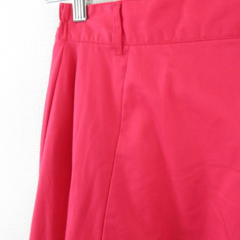 ピンクアドベ pink adobe ロングスカート フレア チノ ピンク M *E202 レディースの画像4