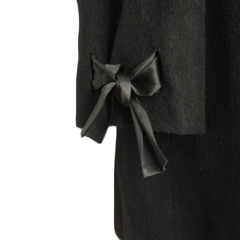  Cynthia Rowley CYNTHIA ROWLEY пальто лента biju- кнопка капот альпака .3 чёрный черный женский 