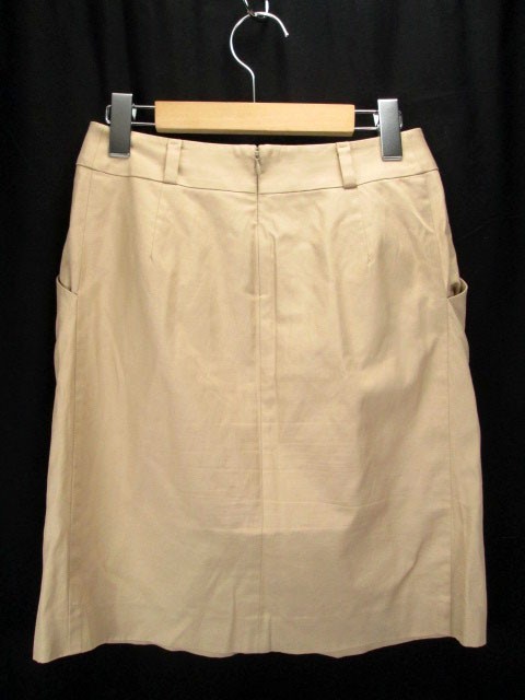  Ballsey BALLSEY Tomorrowland skirt tight tuck 38 beige lady's 