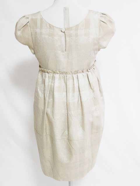  Jill Stuart JILL STUART One-piece туника платье короткий рукав проверка колени длина бежевый 0 женский 