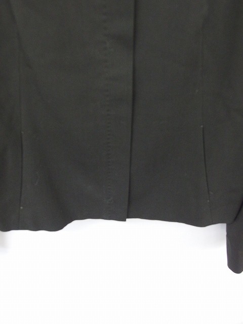  Untitled UNTITLED жакет внешний блузон no color Zip выше шерсть длинный рукав 9 зеленый хаки /TT26 женский 