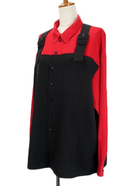 KANSAI O2 Kansai Yamamoto Yamamoto .. cut and sewn tunic do King F2 red red black black lady's 