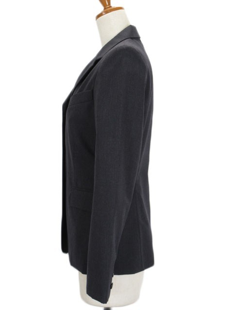  Ine i.n.e jacket tailored single wool 1 gray lady's 