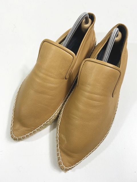 セリーヌ CELINE ポインテッドトゥ エスパドリーユ スリッポン