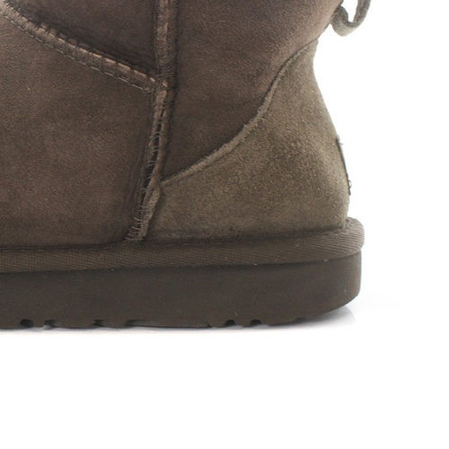 アグ オーストラリア UGG australia クラシックミニ CLASSIC MINI ショートブーツ ムートンブーツ 23cm 茶色 ブラウン N5854 /SR9 レディー_画像7