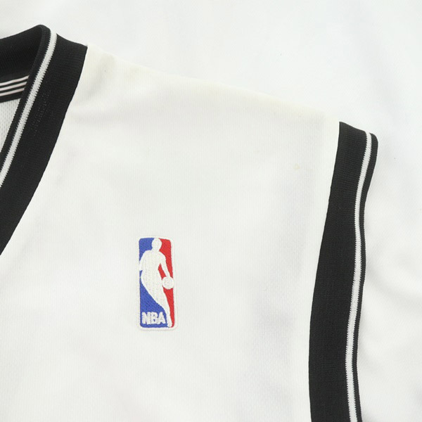 アディダス adidas ポールピアース ブルックリンネッツ ゲームシャツ NBA NETS PIERCE 34 バスケ ユニフォーム タンクトップ ジャージー_画像6