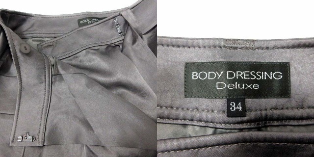  Body Dressing Deluxe BODY DRESSING Deluxe culotte pants waist Mark 34 beige /YK lady's 
