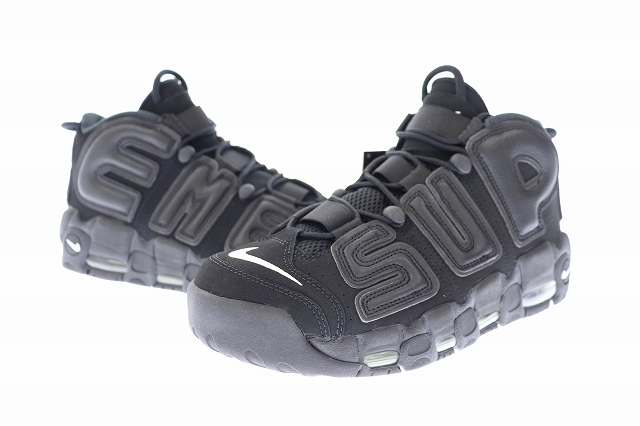 開店祝い モアテン アップテンポ モア エア UPTEMPO MORE AIR 17SS ナイキ ×NIKE SUPREME シュプリーム 902290-001 2105 ☆AA★▲■ ブラック 黒 28 28.0cm