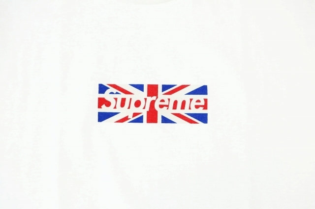 シュプリーム SUPREME 11AW Union Jack Box Logo Tee ロンドンオープン