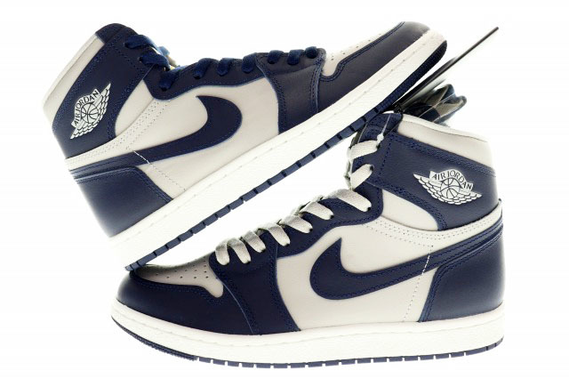 未使用品 ナイキ NIKE AIR JORDAN 1 HI 85 COLLEGE NAVY 2022 27cm
