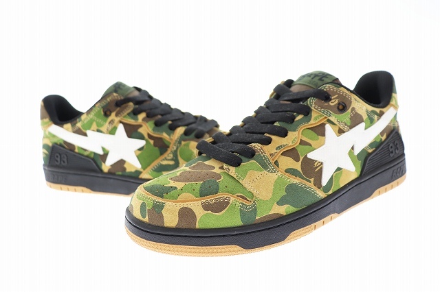 アベイシングエイプ A BATHING APE BAPE SK8 STA ABC CAMO GREEN