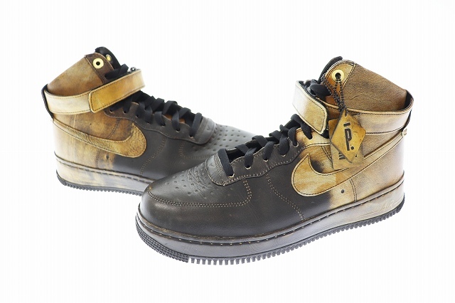 ナイキ NIKE AIR FORCE 1 HI NG CMFT LW PIGALLE エアフォース ハイ コンフォート ピガール 677129-090 28 ブラック ブラウン ブランド古着_画像1
