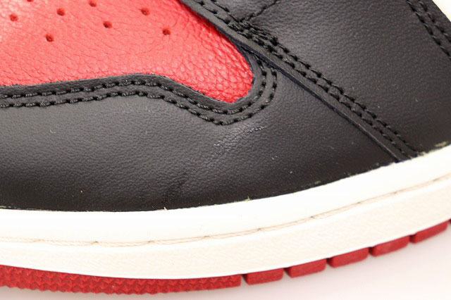 未使用品 ナイキ NIKE AIR JORDAN 1 RETRO HIGH OG BRED TOE 2018 28cm
