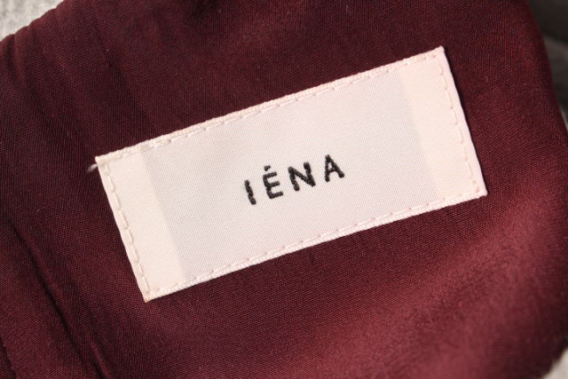 イエナ IENA 16AW ×Naoko Tsuji カラーシンワンピース ひざ丈 ノースリーブ ウール 38 グレー /ek0419 レディース_画像4